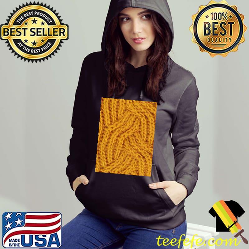 Yellow wavy pattern s Hoodie Yellow wavy pattern s Hoodie