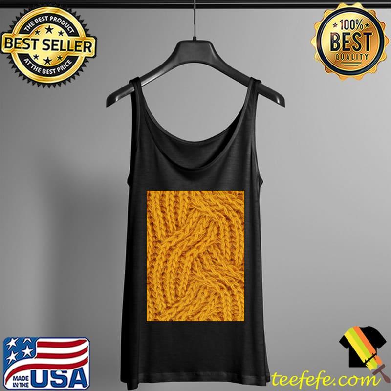 Yellow wavy pattern s Tank Top Yellow wavy pattern s Tank Top