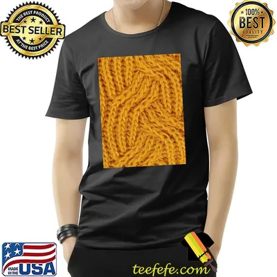 Yellow wavy pattern shirt