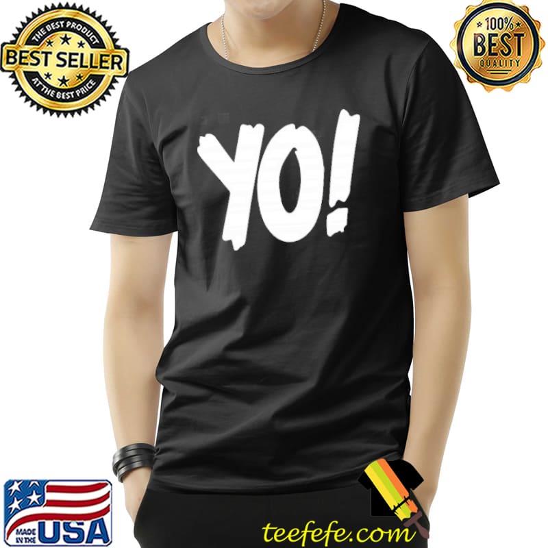 Yo mtv raps replica logo 1993 era white shirt