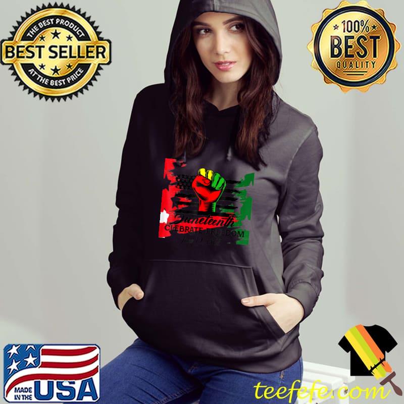 1865 Juneteenth celebrating black freedom African America T-Shirt Hoodie 1865 Juneteenth celebrating black freedom African America T-Shirt Hoodie