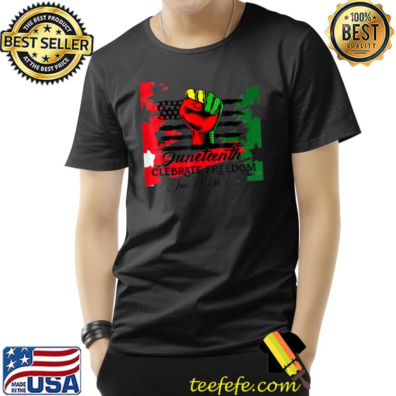 1865 Juneteenth celebrating black freedom African America T-Shirt 1865 Juneteenth celebrating black freedom African America T-Shirt