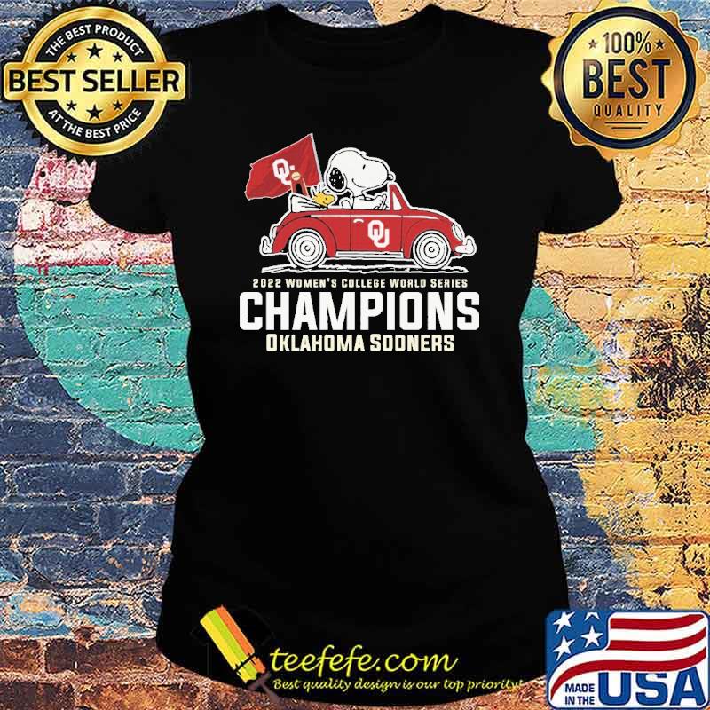 2022 women's college world series champion oklahoma sooners snoopy s Ladies tee 2022 women's college world series champion oklahoma sooners snoopy s Ladies tee