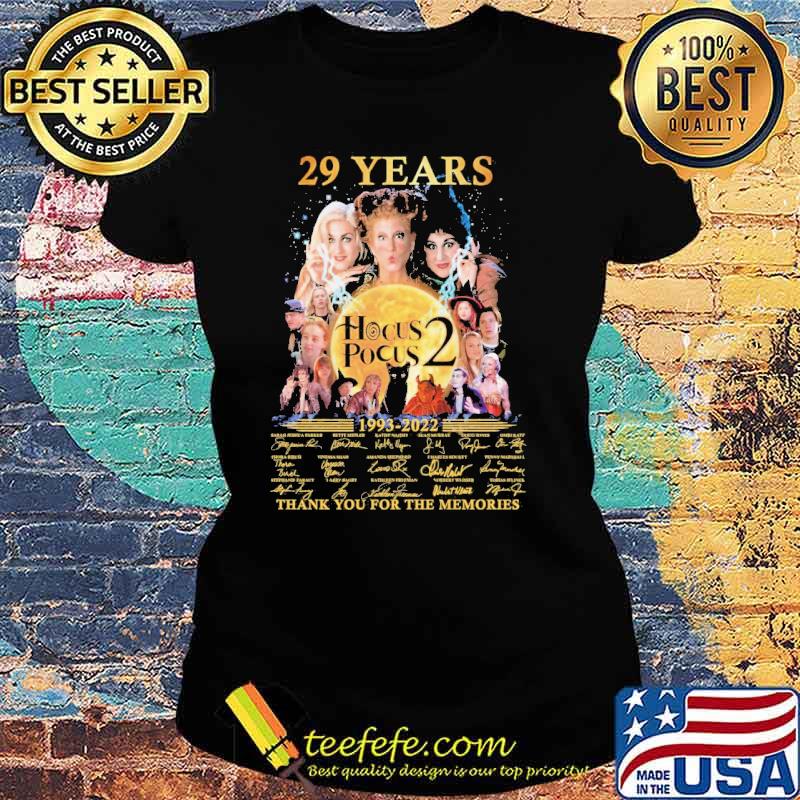 29 years hocus pocus 2 thank for the memories signatures s Ladies tee 29 years hocus pocus 2 thank for the memories signatures s Ladies tee