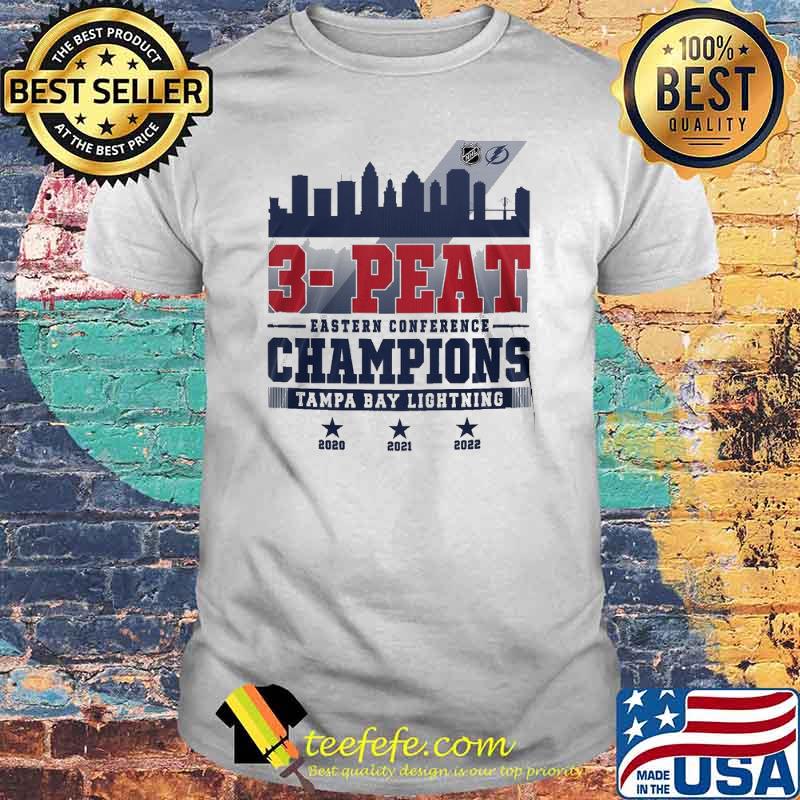 3 PEat Eastern Conference Champions Tampa Bay Lightning Shirt