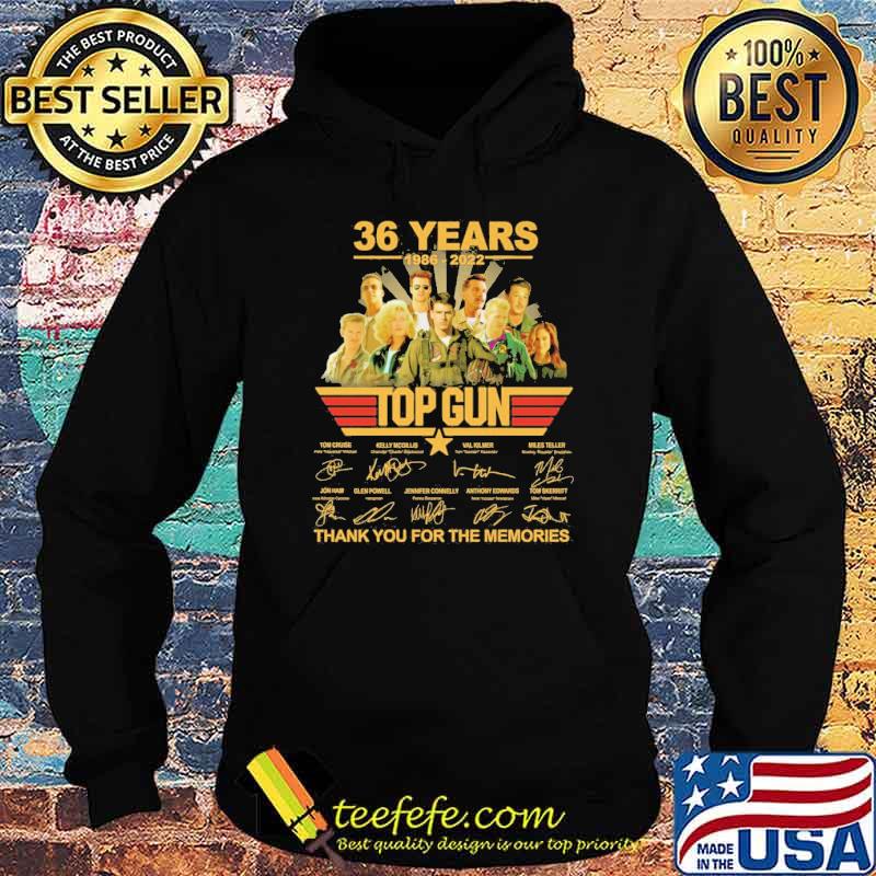 36 years of top gun thank you for the memories signatures s Hoodie 36 years of top gun thank you for the memories signatures s Hoodie
