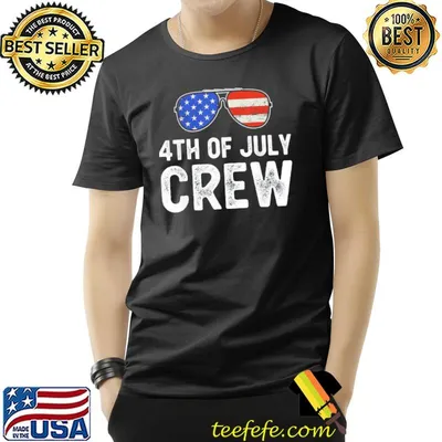4th of july crew matching family shirt