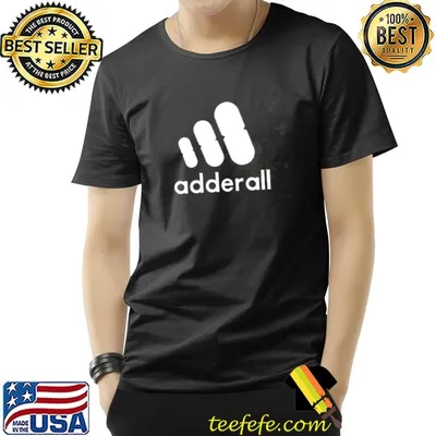 Adderrall funny adidaz logo shirt