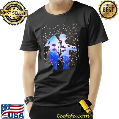 Anime cherry blossoms weathering with you shirt