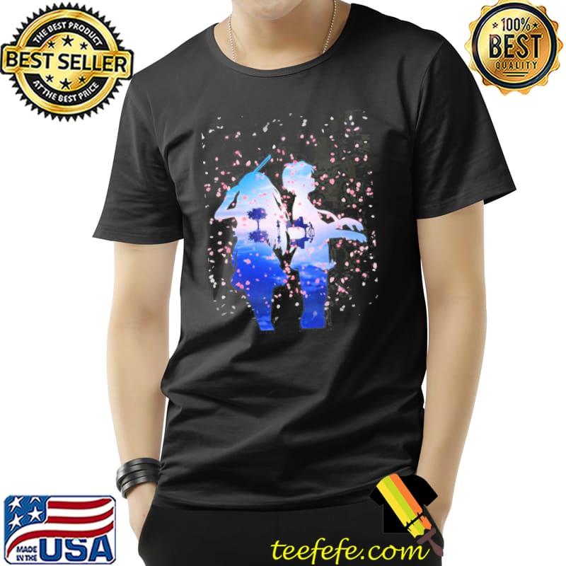 Anime cherry blossoms weathering with you shirt