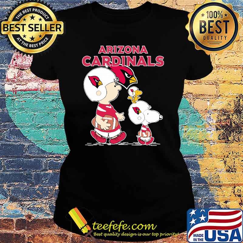 Arizona cardinals let's play Football together Snoopy NFL s Ladies tee Arizona cardinals let's play Football together Snoopy NFL s Ladies tee
