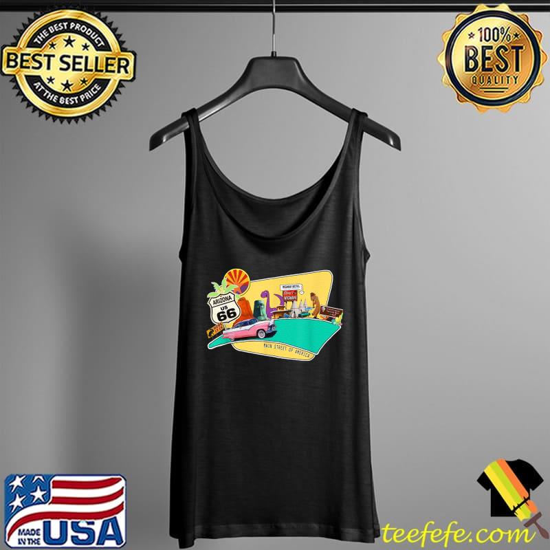 Arizona US 66 Roadside Attractions Famous Route Souvenir T-Shirt Tank Top Arizona US 66 Roadside Attractions Famous Route Souvenir T-Shirt Tank Top