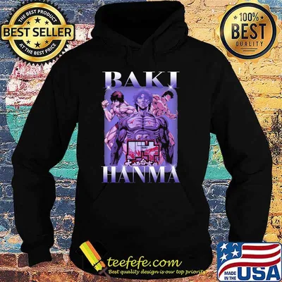 BakiI the grrappler anime hanmma manga yujiro shirt