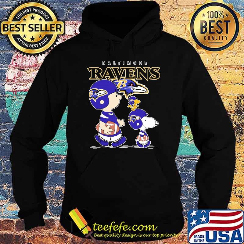 Baltimore ravens let's play Football together Snoopy NFL shirt