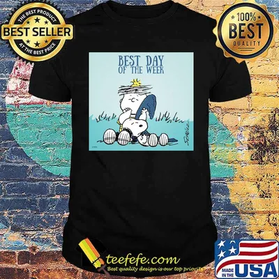 Best day of the week snoopy charlie brown shirt