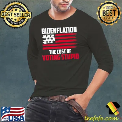 Bidenflation The Cost Of Voting Stupid Anti Biden Premium T-Shirt