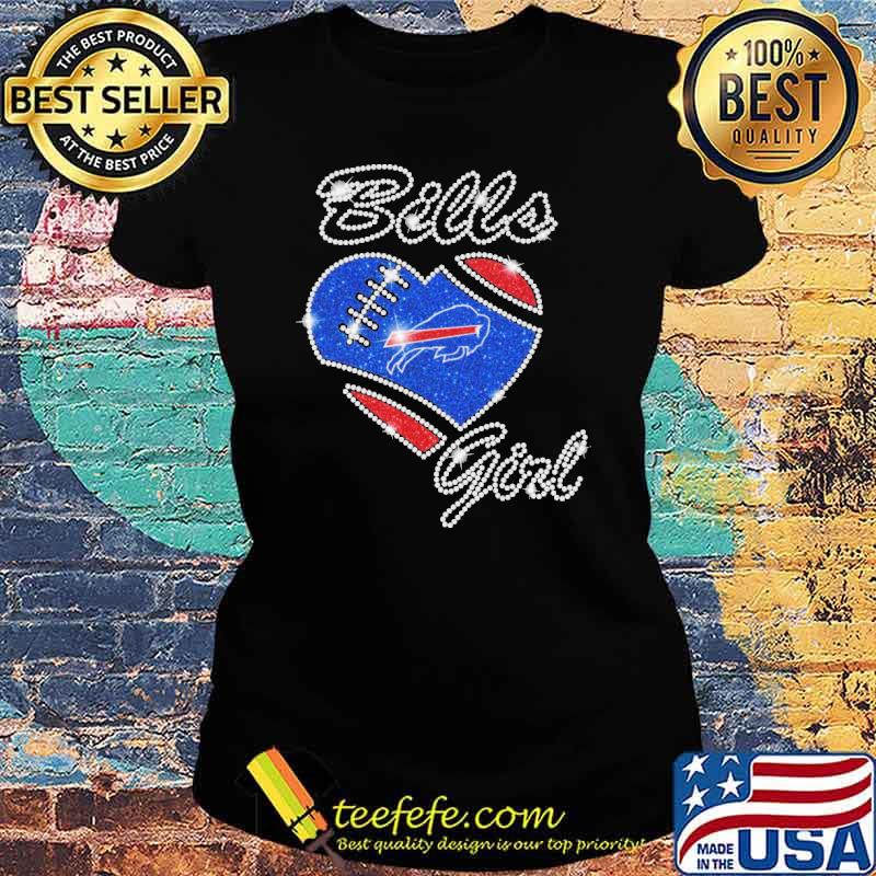 Bills Girls Heart Shirt Ladies tee Bills Girls Heart Shirt Ladies tee