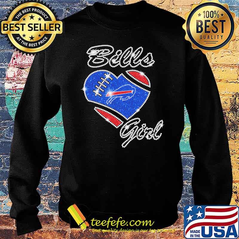 Bills Girls Heart Shirt Sweater Bills Girls Heart Shirt Sweater