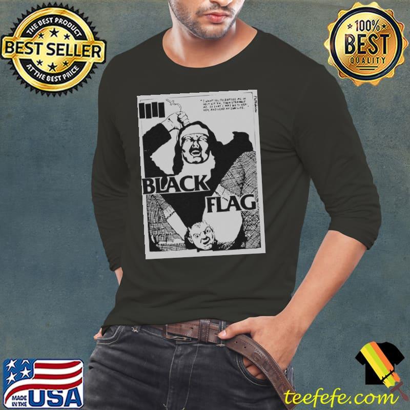 Black flag nun shirt