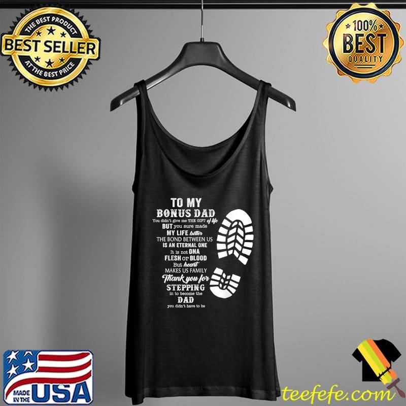 Bonus Dad Fathers Day Gift from daughter son T-Shirt Tank Top Bonus Dad Fathers Day Gift from daughter son T-Shirt Tank Top
