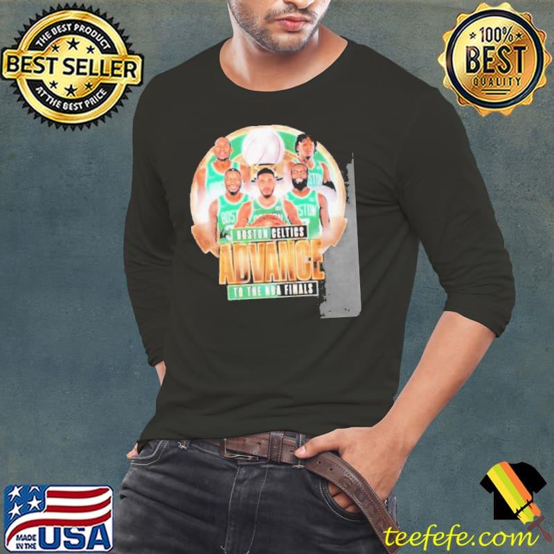 Boston celtics advance to the NBA finals basketball shirt