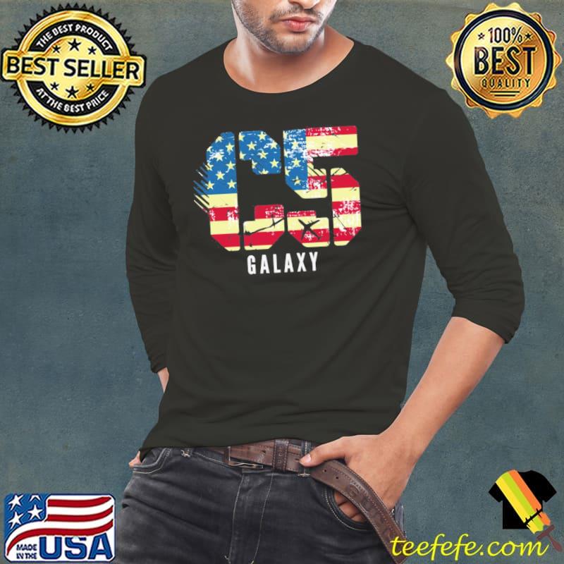 C5 galaxy transport airplane distressed flag shirt