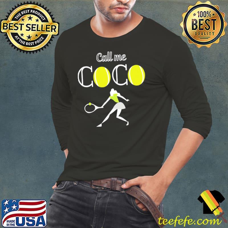 Call me coco tennis fans shirt Call me coco tennis fans shirt
