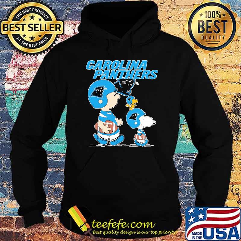 Carolina Panthers Let's Play Football Together Snoopy NFL Hoodie