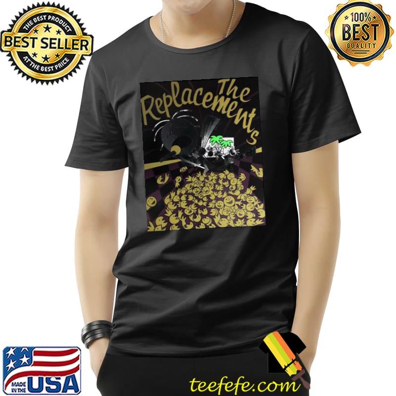 Cartoon vintage art replacements rock band shirt
