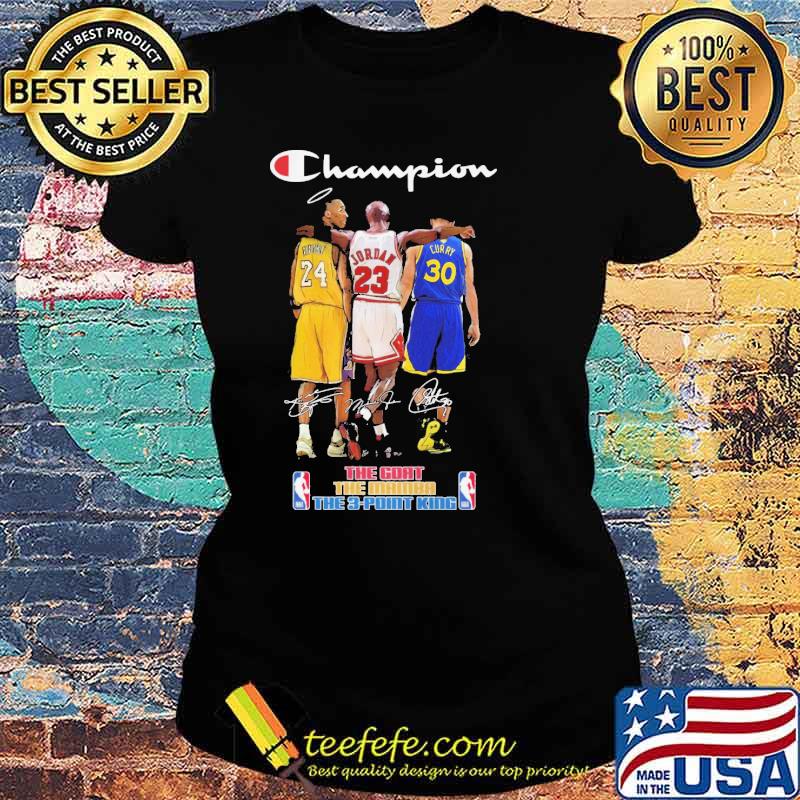 Champion the goat the mamba the 3point king nba s Ladies tee Champion the goat the mamba the 3point king nba s Ladies tee