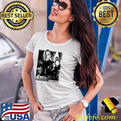 Character collage Star Trek next generation shirt