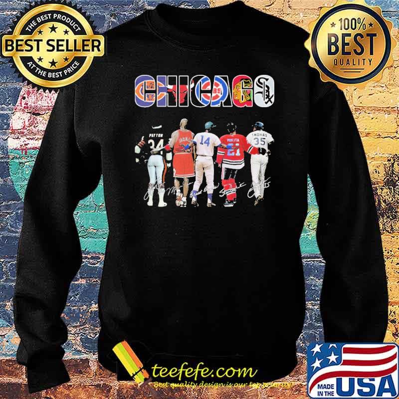 Chicago White Sox Bulls Cubs Signatures Shirt Sweater Chicago White Sox Bulls Cubs Signatures Shirt Sweater