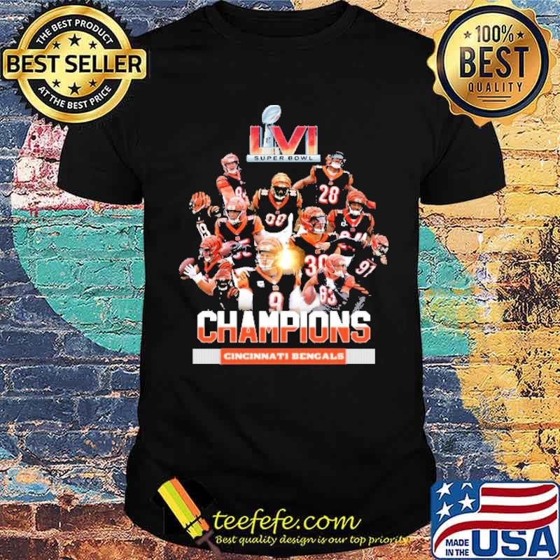 CincinnatI bengals champions team lvI s Unisex CincinnatI bengals champions team lvI s Unisex