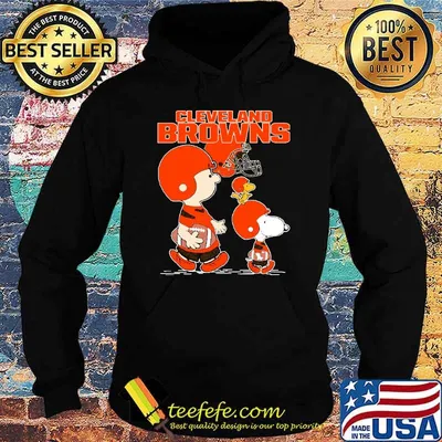 Cleveland browns let's play Football together Snoopy NFL shirt