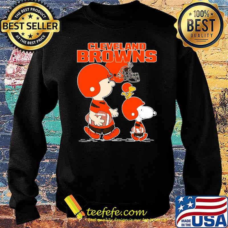 Cleveland browns let's play Football together Snoopy NFL s Sweater Cleveland browns let's play Football together Snoopy NFL s Sweater