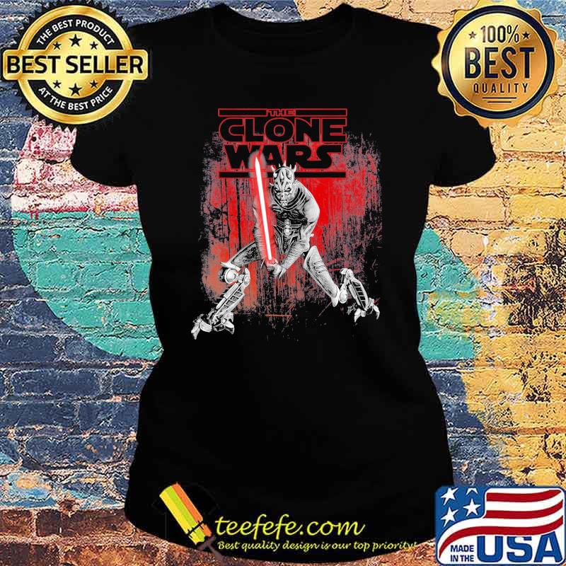 Clone wars darth maul Star wars s Ladies tee Clone wars darth maul Star wars s Ladies tee