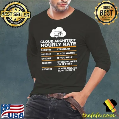 cloud architet hourly rate T-Shirt