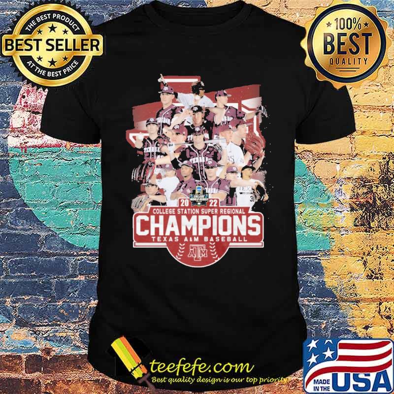 College Station Super Regional Champions Texas A&M Baseball Shirt