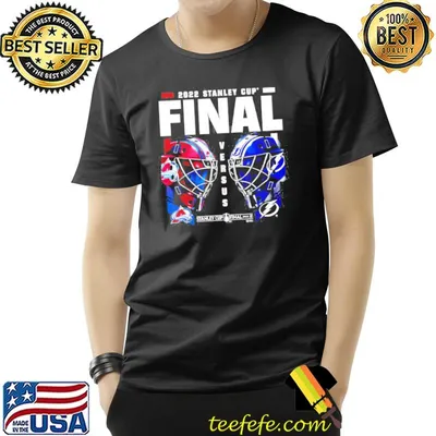 Colorado avalanche vs. tampa bay lightning 2022 stanley cup final hockey high stick matchup shirt