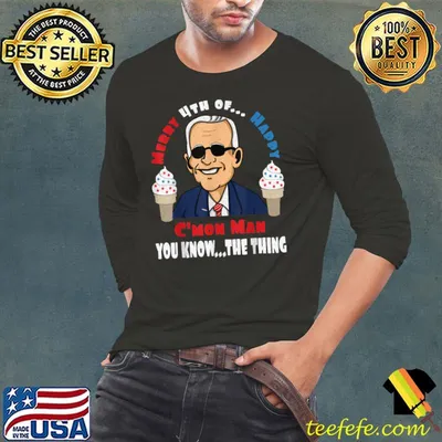 Confused Merry 4th of...Happy, Summer Fun July 4th Ice Cream T-Shirt