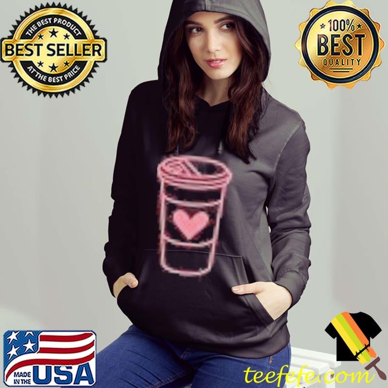 Cute purple icon coffee cup s Hoodie Cute purple icon coffee cup s Hoodie