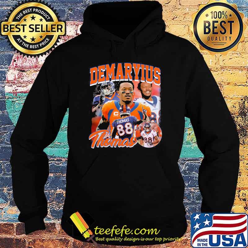 Demaryius Thomas 88 Denver Broncos Black And White NFL Tee shirt, hoodie,  sweater and long sleeve