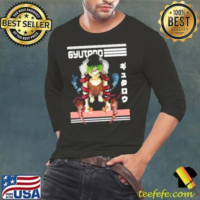 Demon slayer gyutaro kimetsu no yaiba shirt