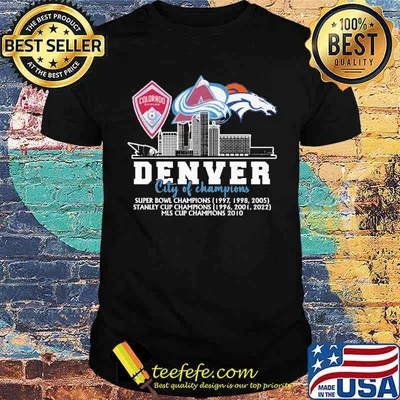 Denyer city of champions super bowl cup shirt