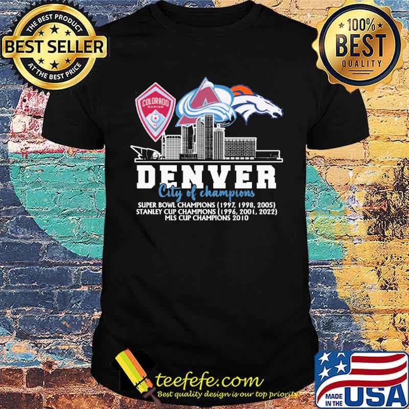 Denyer city of champions super bowl cup shirt