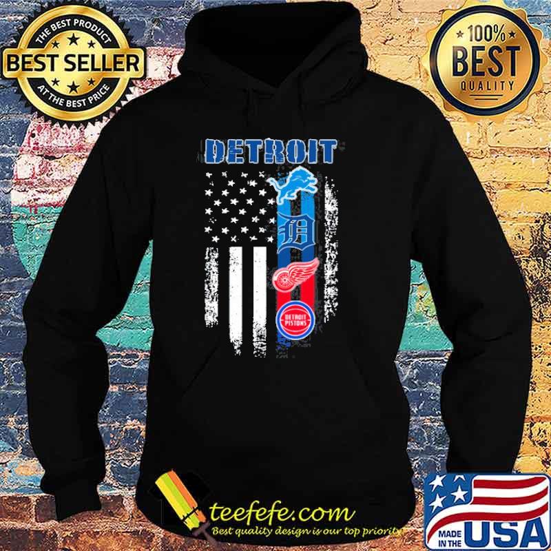 Detroit Flag Shirt Hoodie Detroit Flag Shirt Hoodie