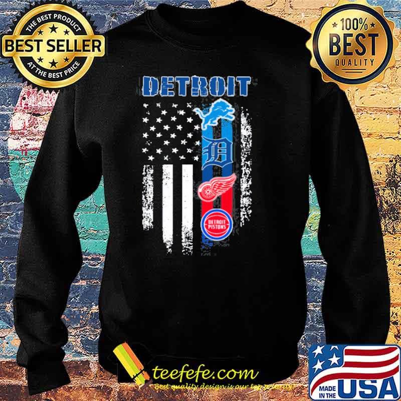 Detroit Flag Shirt Sweater Detroit Flag Shirt Sweater