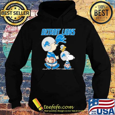 Detroit Lions Lets Play Football Together Snoopy NFL Shirts