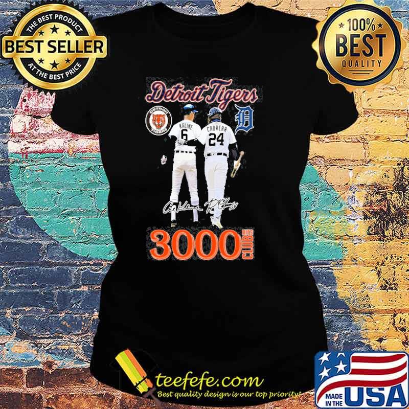 Detroit Tiger 3000 Clubs SHirt Ladies tee Detroit Tiger 3000 Clubs SHirt Ladies tee