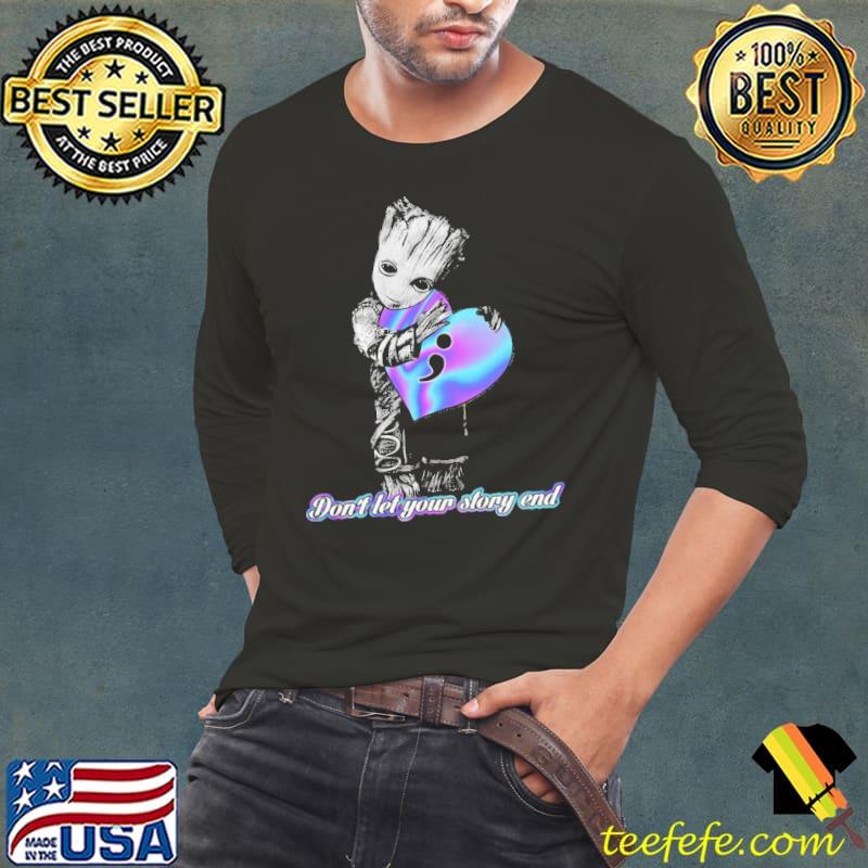 Don't Let Your Story End Suicide Prevention Awareness Shirt Long Sleeve Tee Don't Let Your Story End Suicide Prevention Awareness Shirt Long Sleeve Tee